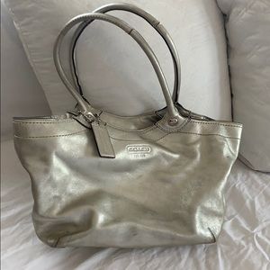 Coach Bags - Silver coach bag Coach Bags - Silver coach bag